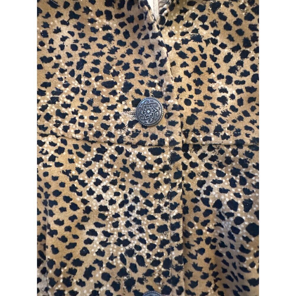 Requirements Woman Button Up Blouse Animal Print Size 2x - Picture 3 of 5